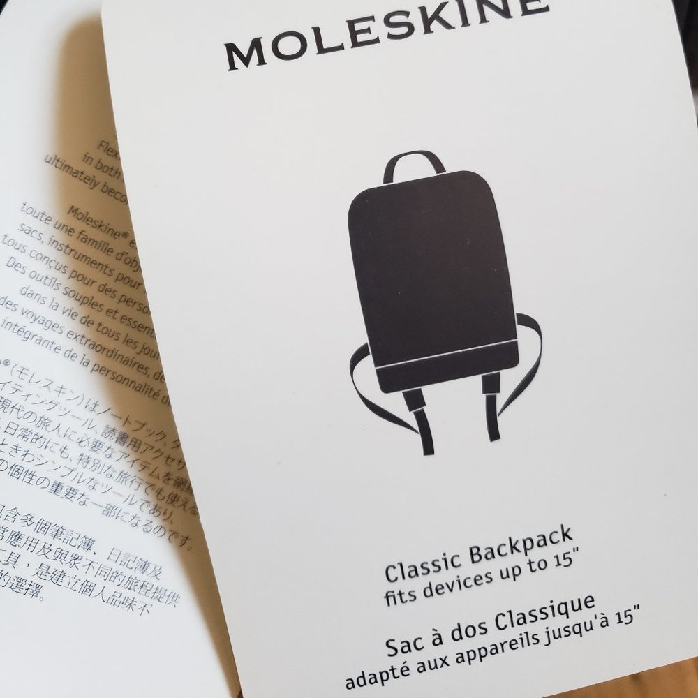Moleskine Black Backpack - Picture 4 of 8